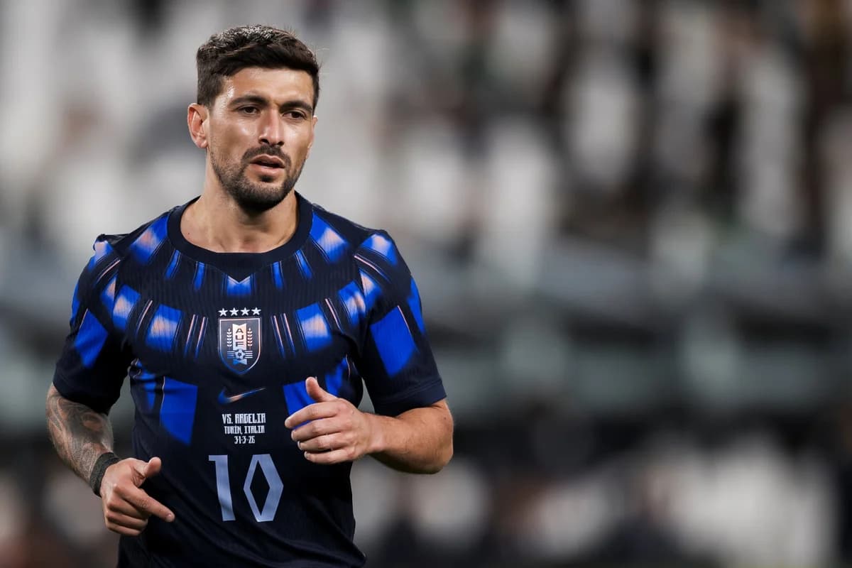 Arrascaeta está fora da estreia do Uruguai na Copa do Mundo