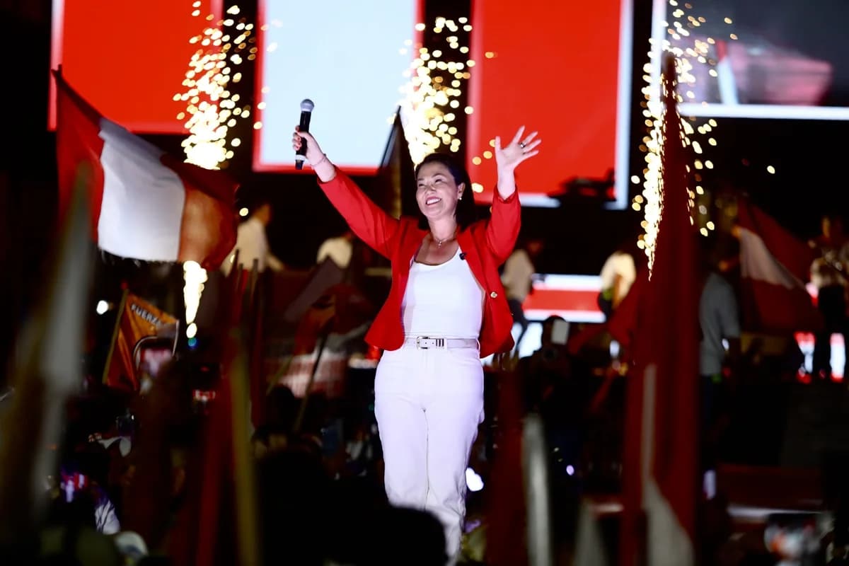 Com 100% das urnas apuradas, Keiko Fujimori vence eleição no Peru