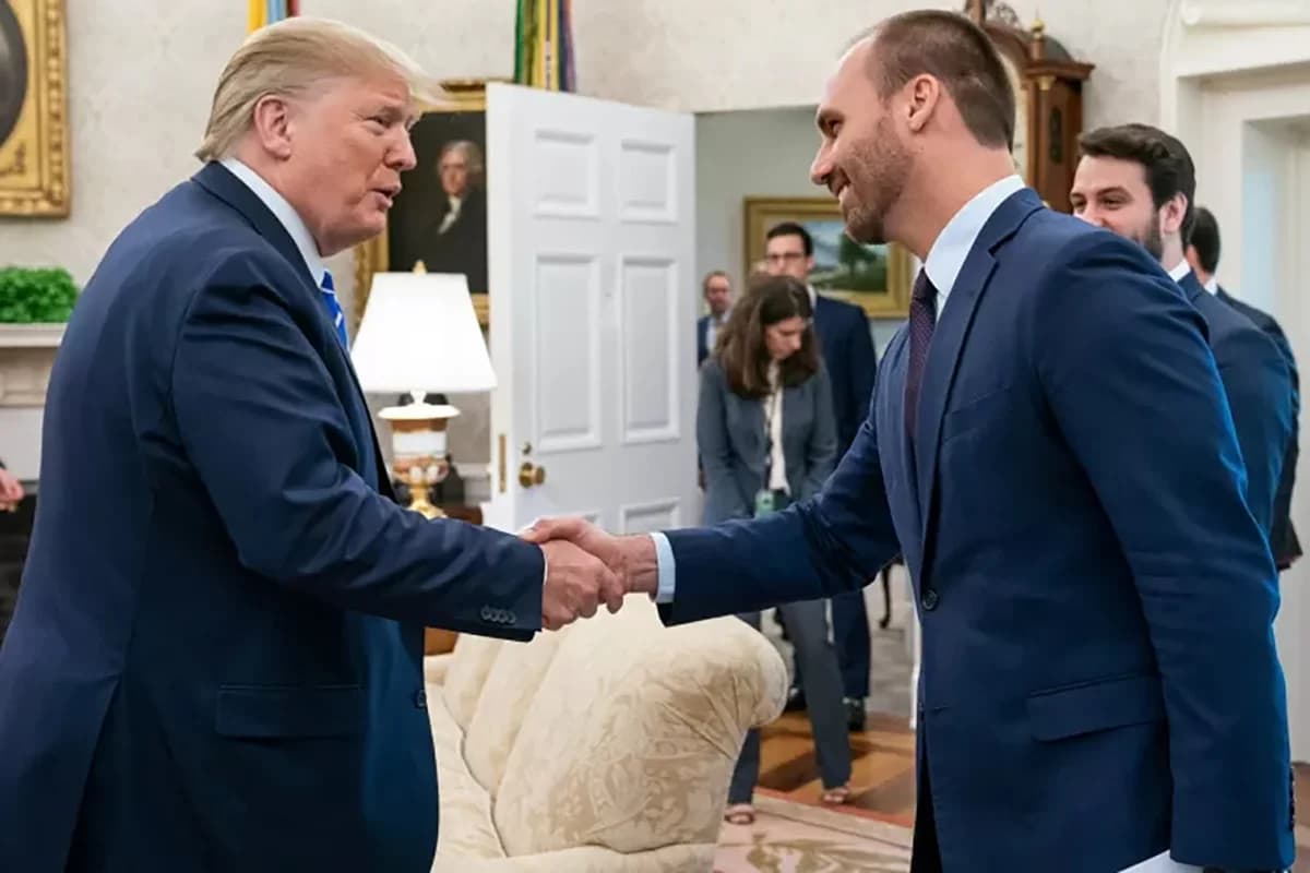 Eduardo Bolsonaro diz que levará decisão do STF a Trump