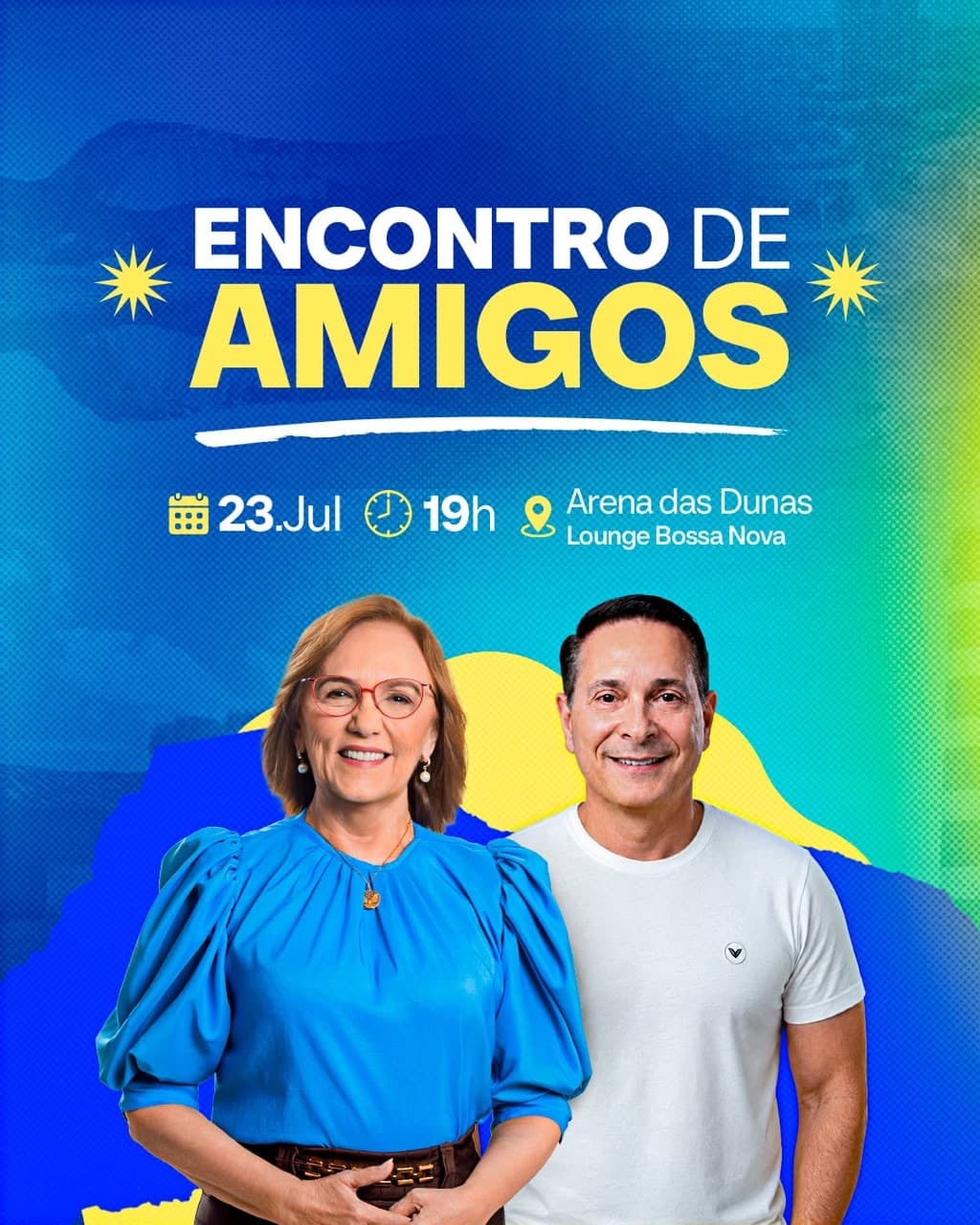 Evento na Arenas das Dunas vai oficializar o apoio de Ezequiel a Zenaide