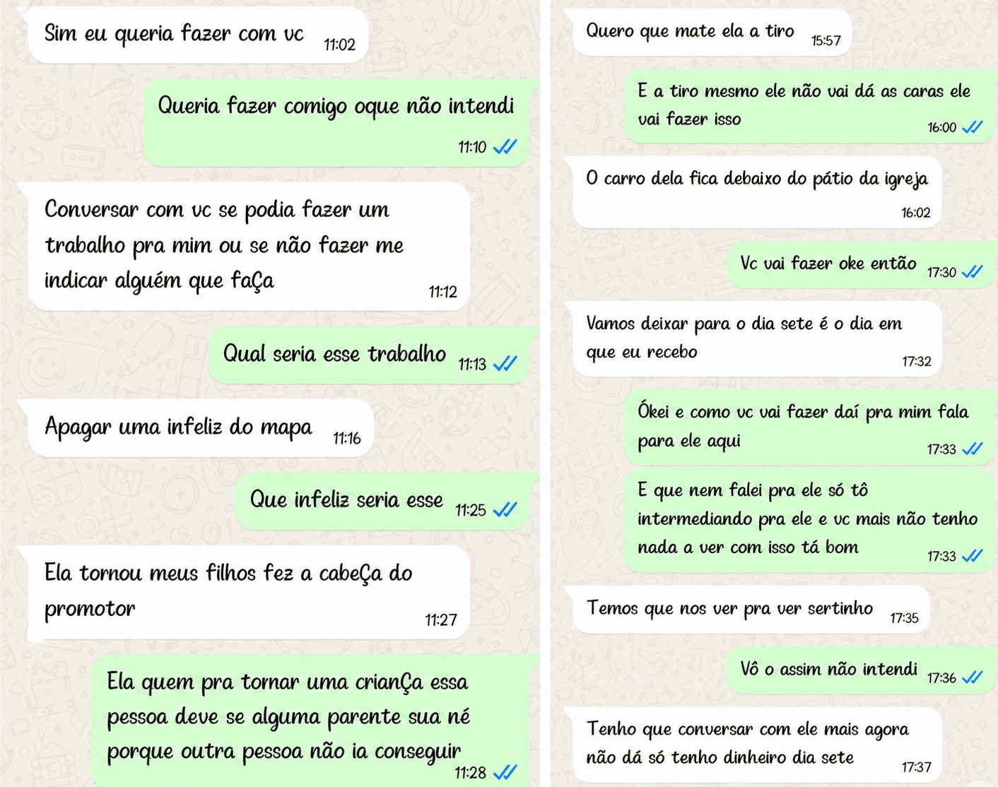 Mulher é presa após o próprio filho descobrir e denunciar plano dela para assassinar servidora pública no Paraná