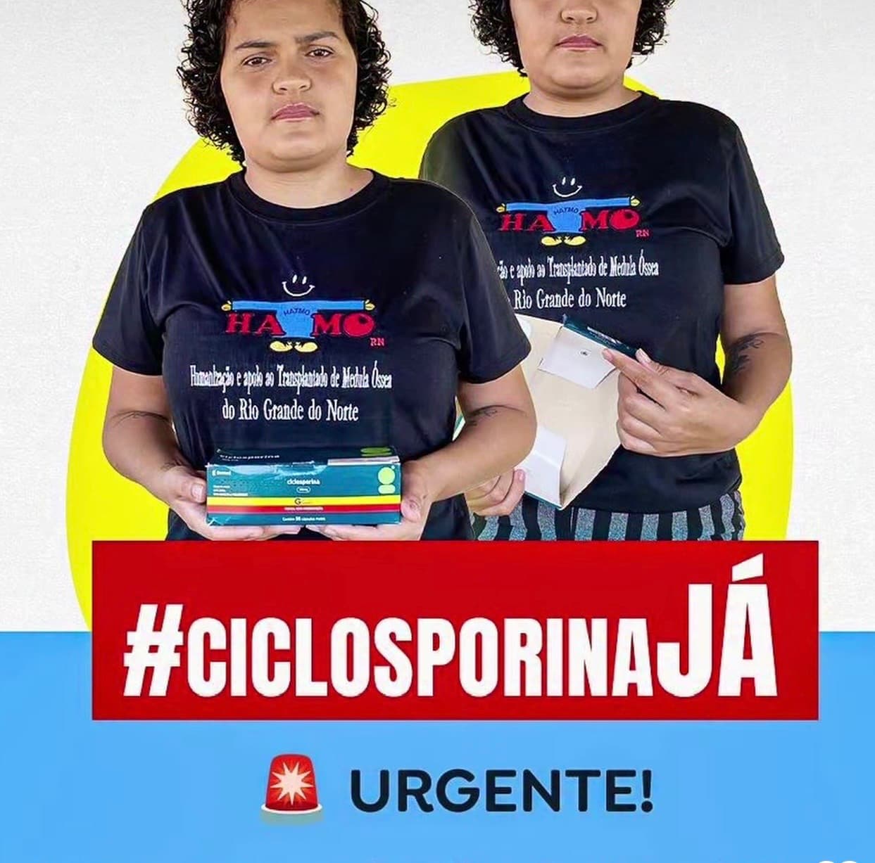 Pacientes transplantados denunciam falta de ciclosporina no RN e pedem providências urgentes