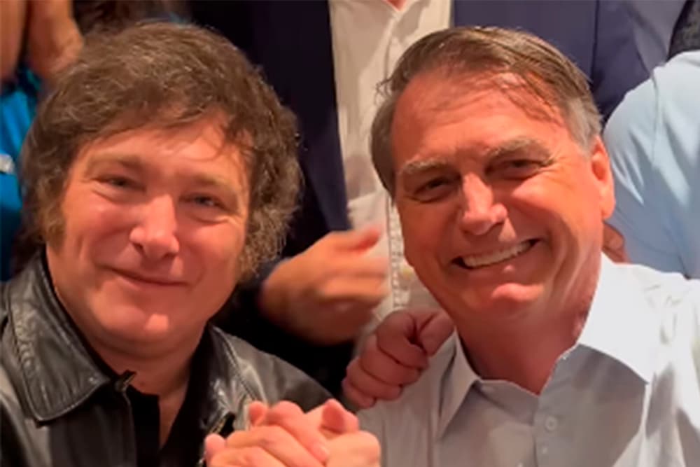 Moraes impede encontro entre Milei e Bolsonaro durante visita do argentino ao Brasil