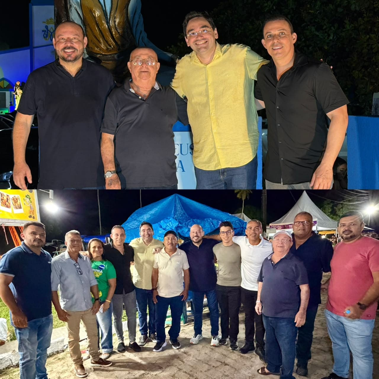 Adjuto Dias participa da Festa dos Mártires de Cunhaú e amplia apoios em Canguaretama com adesão do Ex Prefeito Wellinson Ribeiro