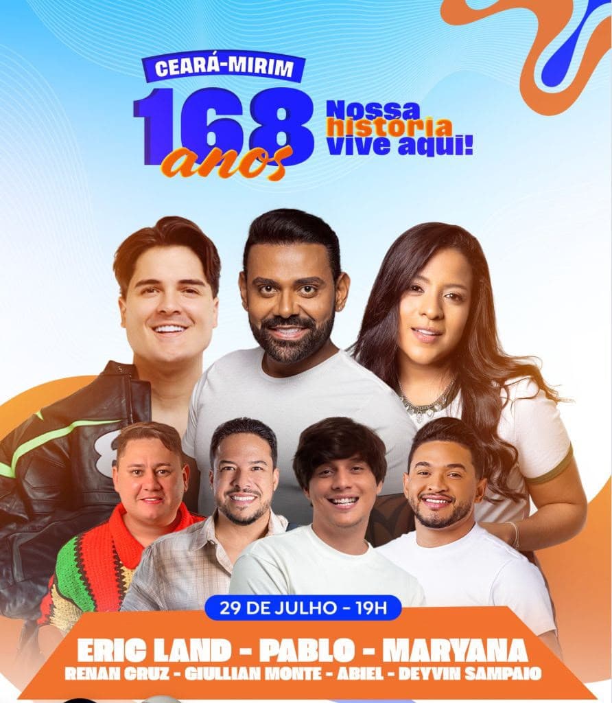 Ceará-Mirim anuncia programação musical dos 168 anos de Emancipação Política