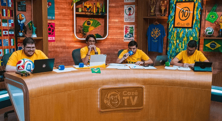 CazéTV bate novo recorde de audiência no YouTube com 21,2 milhões de aparelhos conectados e atinge 40 milhões de inscritos