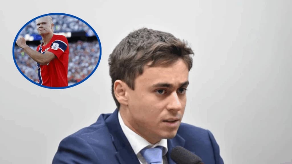 “Os de vermelho sempre ferrando o Brasil”, diz Nikolas a Haaland