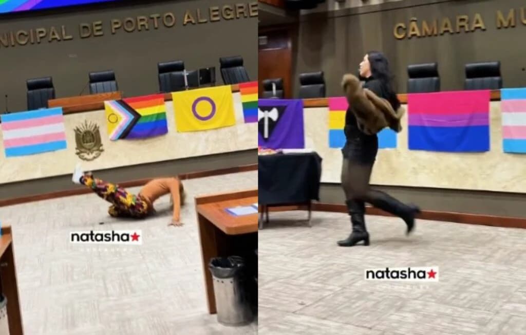 [VÍDEO] Vereadora travesti do PT é criticada após fazer desfile LGBT na Câmara