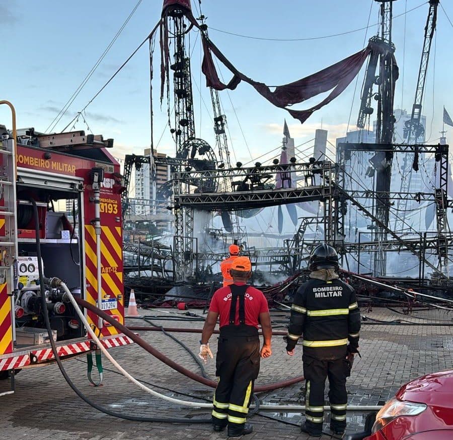 Polícia Científica aponta hipótese de origem elétrica como causa de incêndio no Circo do Tirú