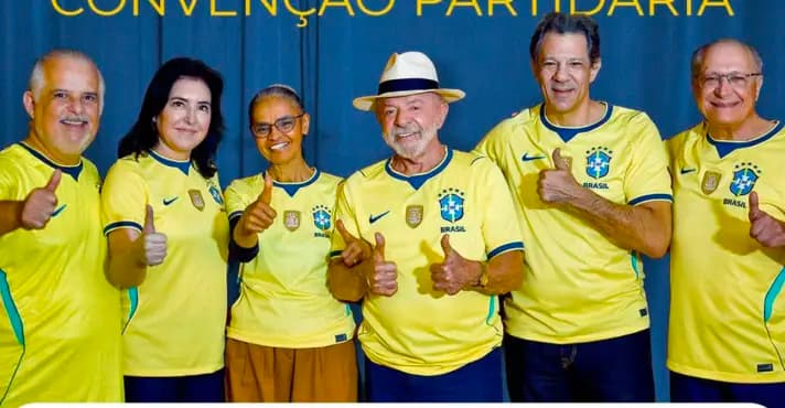 "CAMALEÃO": Sem espaço em São Paulo, PT troca o vermelho pelo verde e amarelo