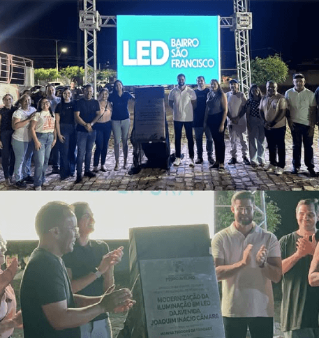 Prefeitura de Pedro Avelino investe R$ 350 mil em iluminação da Avenida Joaquim Inácio Câmara