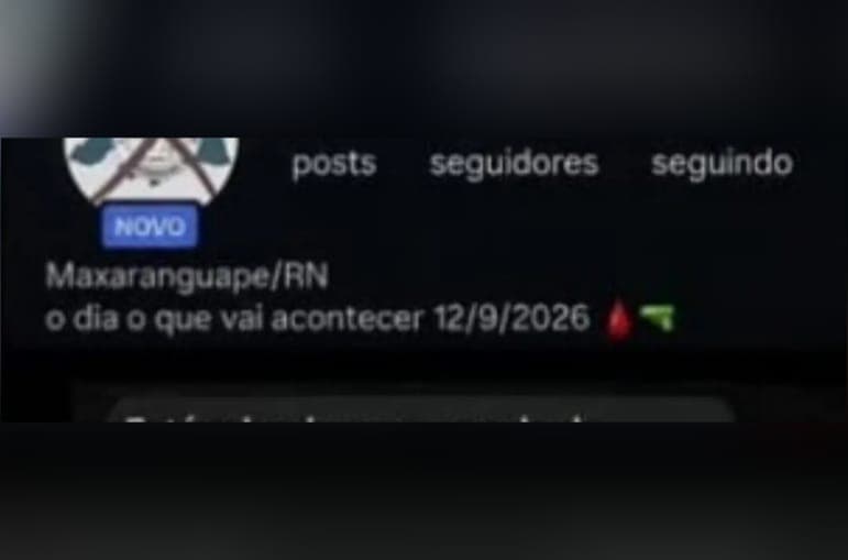 TROTE? Polícia investiga ameaça de massacre em escola de Maxaranguape (RN) e identifica autor