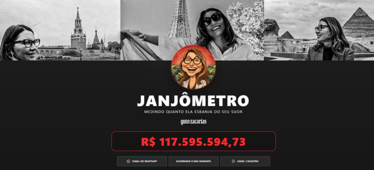 "MANDRUVÁ": Despesas relacionadas a Janja aumentam quase 100% em apenas dois anos