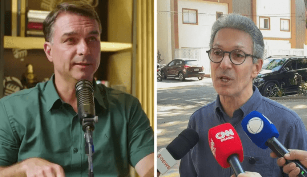 Flávio liga para Zema e aguarda definição sobre desistência de candidatura para apoiá-lo ainda no primeiro turno
