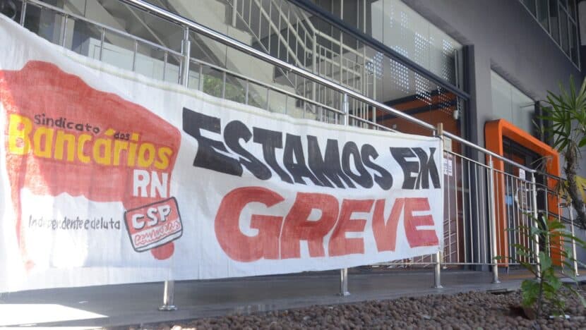 GREVE: Bancários do RN rejeitam reajuste de 0,6% e decidem parar a partir de terça (8)