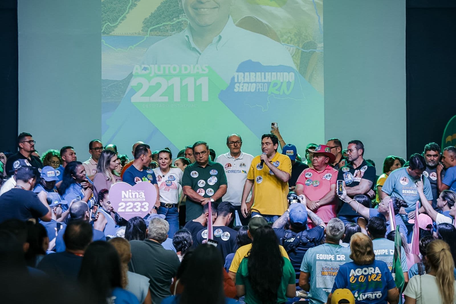 Adjuto Dias mostra força e reúne lideranças de 50 municípios em grande encontro em Natal