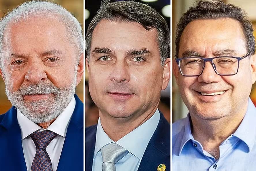 BTG/NEXUS: Flávio Bolsonaro e Augusto Cury ultrapassam Lula em simulações de segundo turno