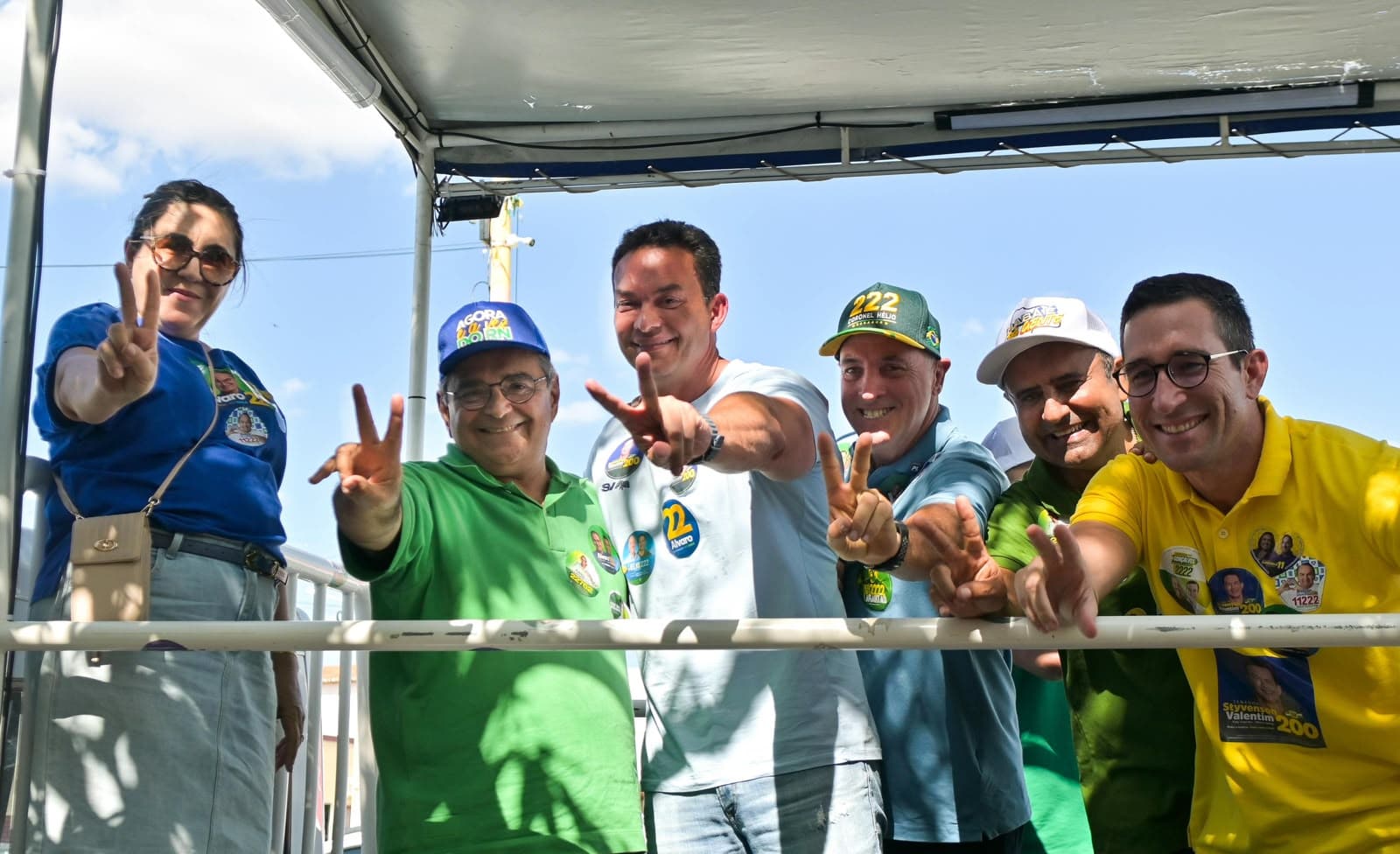 Caravana 22 percorre quatro cidades do Médio Oeste e Styvenson reforça parceria com Álvaro