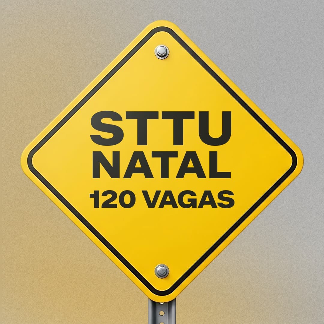STTU Natal: 120 vagas e salários iniciais de R$ 8 mil