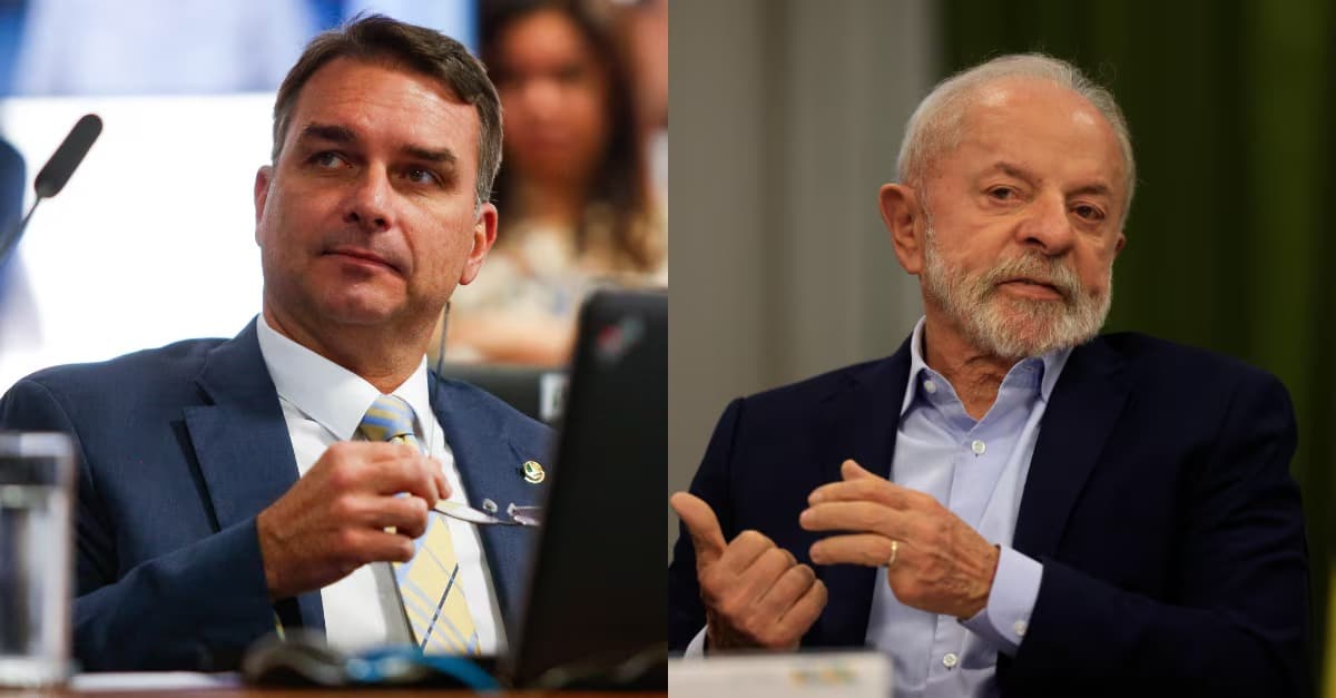ACIRRAMENTO HISTÓRICO: Lula e Flávio Bolsonaro registram disputa inédita, aponta Quaest