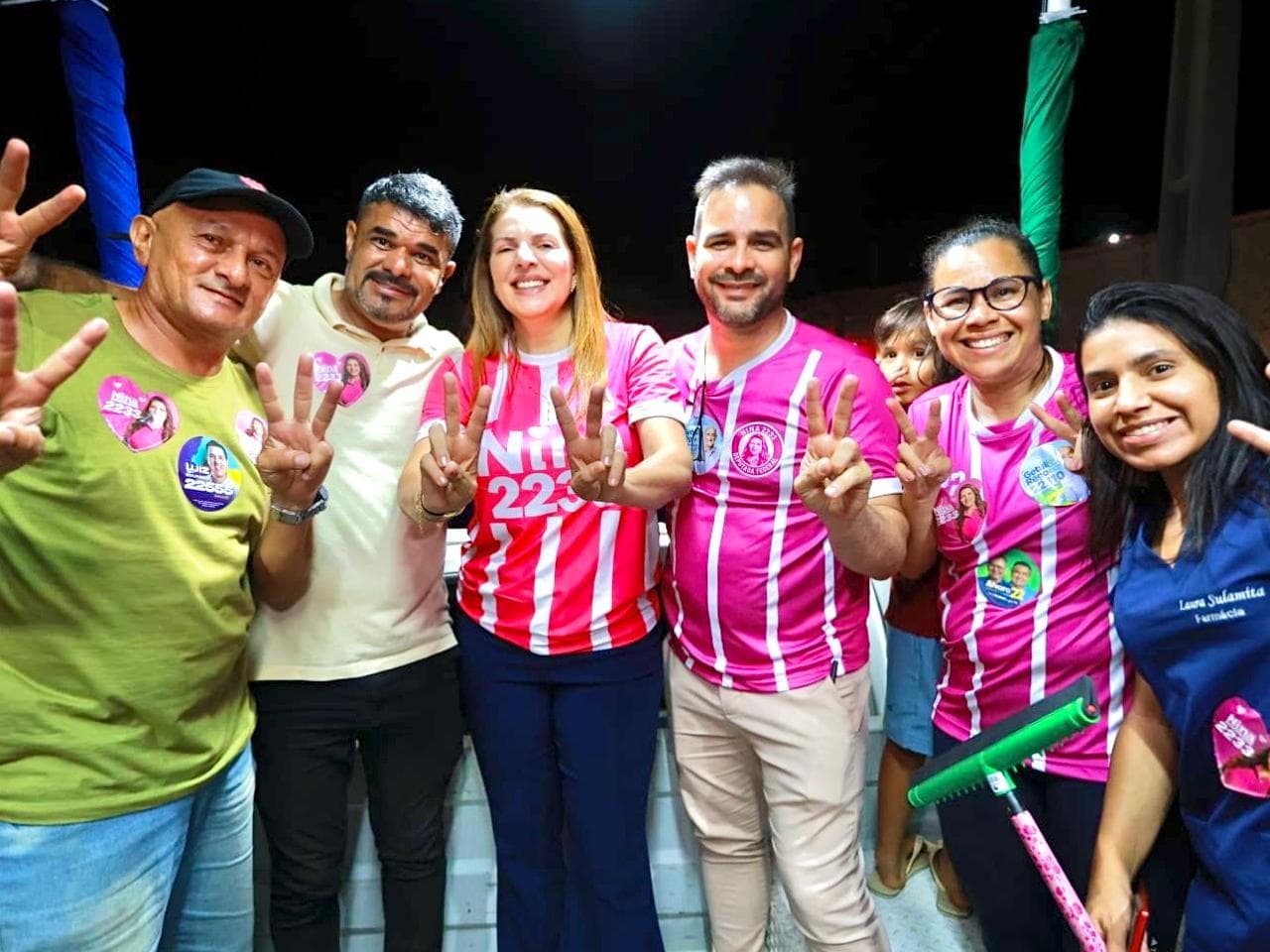 [VÍDEO] Nina reúne apoiadores durante carreata em Extremoz