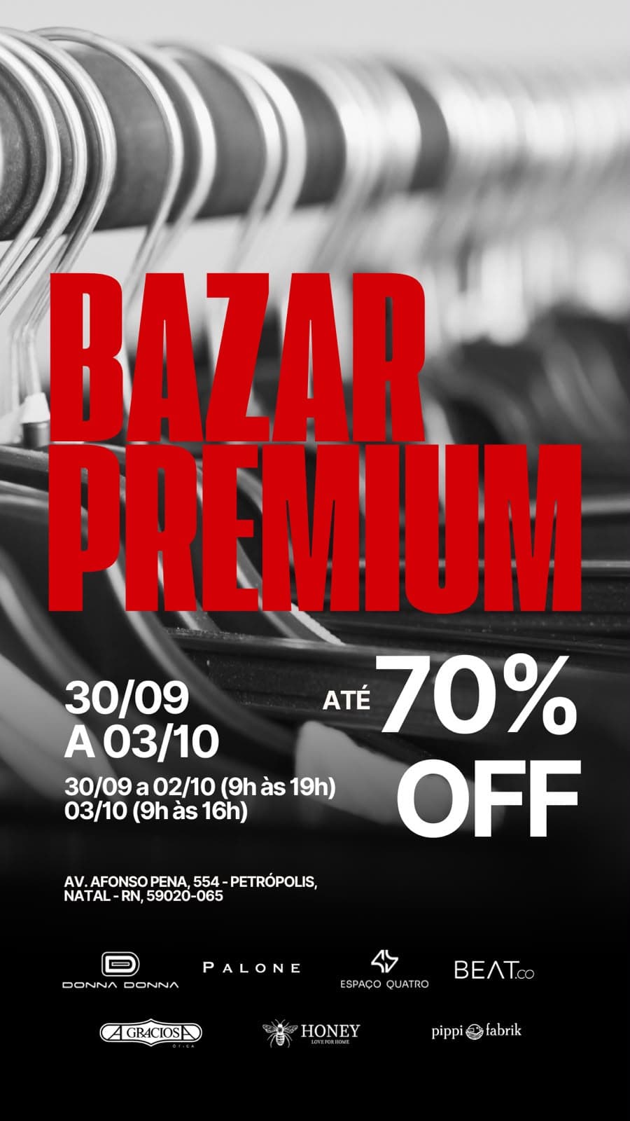 É hoje! Começou o Bazar Premium que vai movimentar Natal!