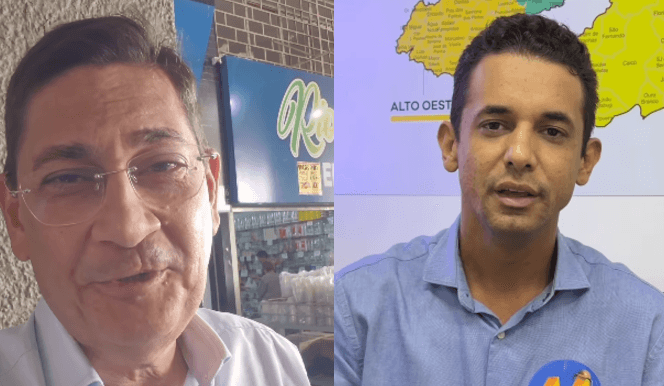 [VÍDEO] POLÊMICA: Pedro Lopes, ex-secretário do governo Fátima, diz que só confia que ser servidores receberão 13º se Cadu for eleito; Allyson afirma que ‘bateu o desespero' e governo tenta se explicar em nota