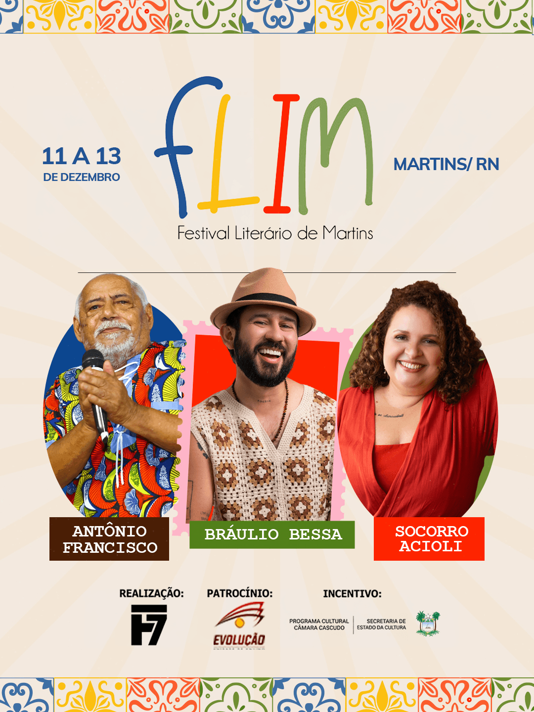 Martins recebe festival literário gratuito com grandes nomes da literatura e concurso que dará bolsa integral de faculdade a estudante