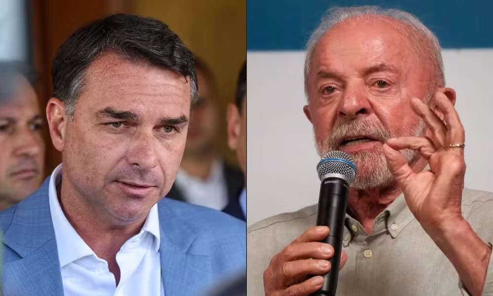 [VÍDEO] COMEMORAÇÃO E IRONIA: Flávio Bolsonaro diz que até o Lula vai declarar apoio à sua candidatura