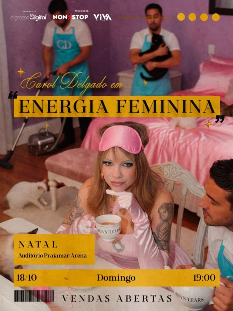 Carol Delgado apresenta show de humor "Energia Feminina" em Natal neste domingo (18)