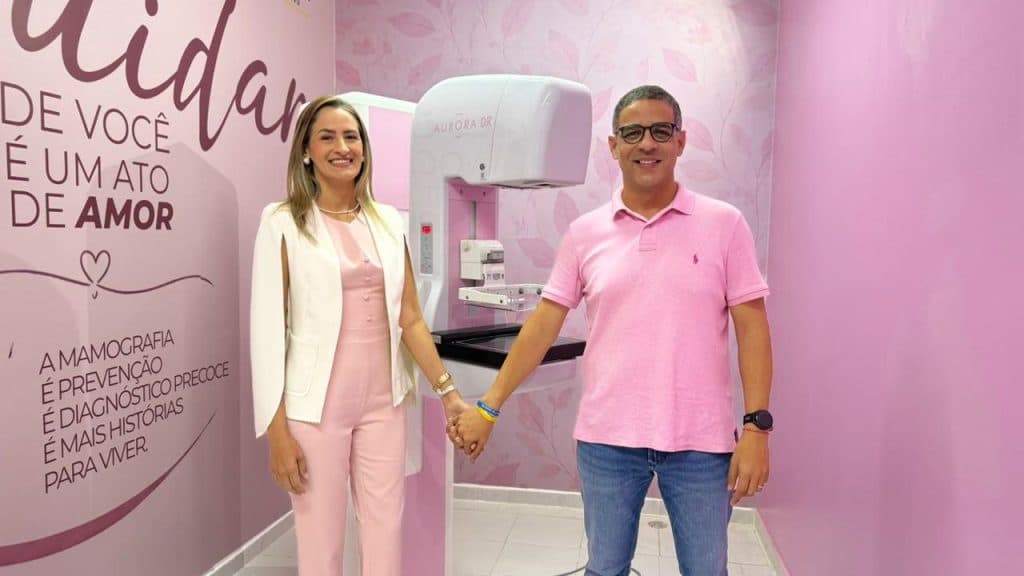 Primeiro mamógrafo próprio da rede pública de Parnamirim, idealizado por Wolney França na Câmara, é entregue no Outubro Rosa