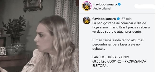 [VÍDEO] Flávio diz que ‘o Brasil precisa saber a verdade' e tem ‘algumas perguntinhas' para Lula sobre Roberta Luchsinger no debate neste domingo (18)
