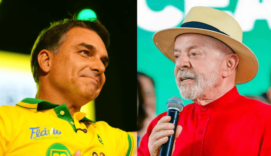 PESQUISA IPESPE: Flávio Bolsonaro tem 51,2% dos votos válidos, contra 48,8% de Lula