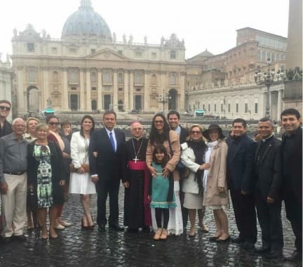 Carlos Eduardo e Dom Jaime defendem no Vaticano canonização dos mártires
