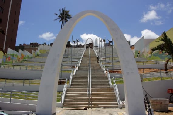 FOTO: Rampa de Mãe Luíza será entregue nesta segunda-feira