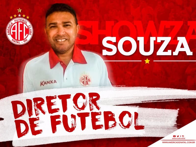 Ex-jogador Souza aceita convite do presidente Beto Santos e assume cargo diretor de futebol no América