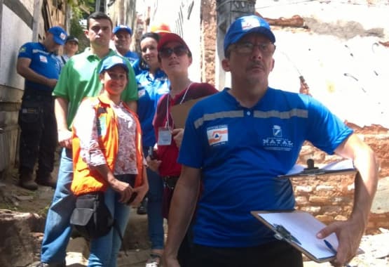 Defesa Civil Municipal avalia grau de risco de imóveis da Comunidade do Jacó