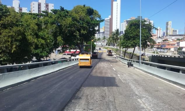Serviços no viaduto do Baldo entram na sua reta final