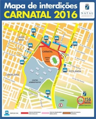 Confira funcionamento do trânsito e transporte nesta quinta-feira de abertura do Carnatal 2016
