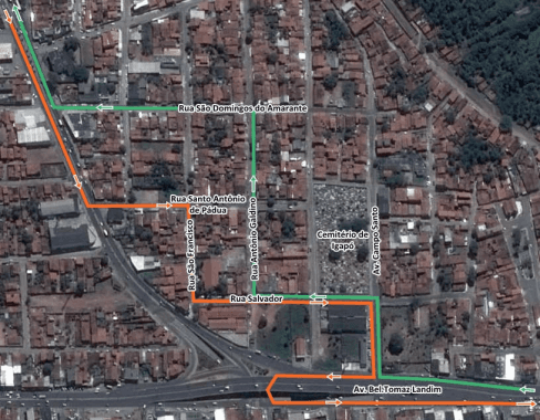 18 linhas de ônibus da Zona Norte mudam de itinerário em virtude da obra de recuperação da rede de drenagem