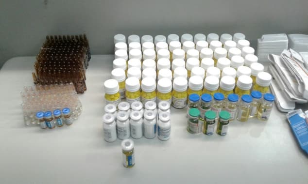 ANABOLIZANTES - (FOTO): Vigilância Sanitária de Natal participa de operação de apreensão de drogas ilícitas