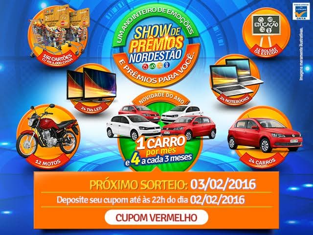 O Show de Prêmios Nordestão 2016 já começou