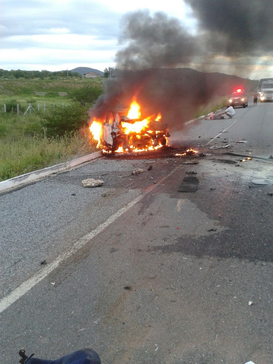 FOTO: Acidente GRAVE na BR-427 deixa quatro vítimas fatais