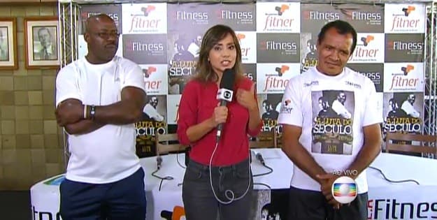 VÍDEO - (Holyfield x Todo Duro): Globo Esporte exibe ao vivo briga armada entre boxeadores