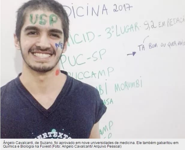 Aluno corta redes sociais e passa em nove universidades de medicina
