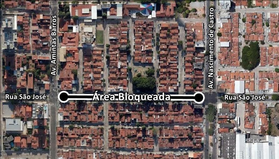 Rua São José e a Av. Lima e Silva serão interditadas para obras da Caern nesta terça-feira