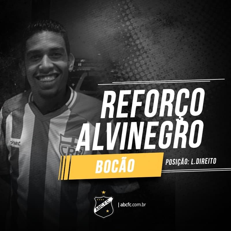 ABC contrata o lateral Bocão e reforço já está em Natal