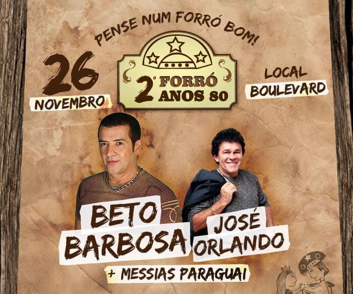 Beto Barbosa, José Orlando e Messias Paraguai juntos pela primeira vez em Natal
