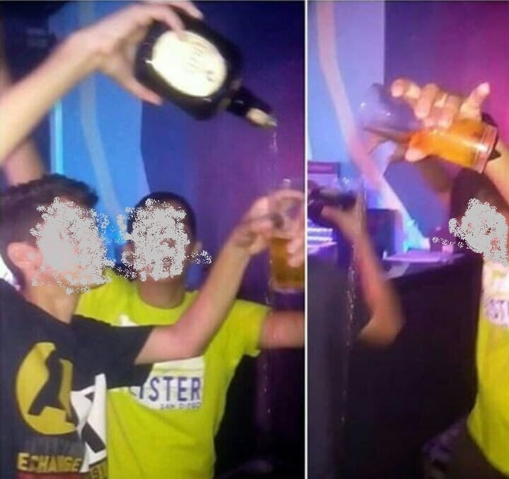 FOTO: Jovens aprontam em boate em Ponta Negra e só saem depois que mãe foi pagar a conta