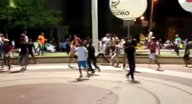 VÍDEO: Briga entre jovens no Mossoró Cidade Junina
